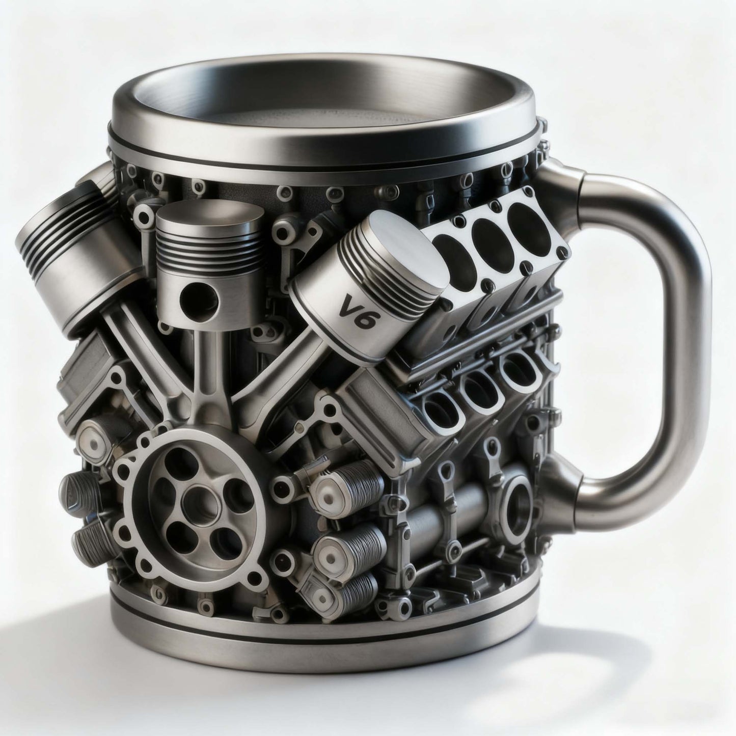 🎁☕Creative Engine V6V8 Kubek do kawy ze stali nierdzewnej