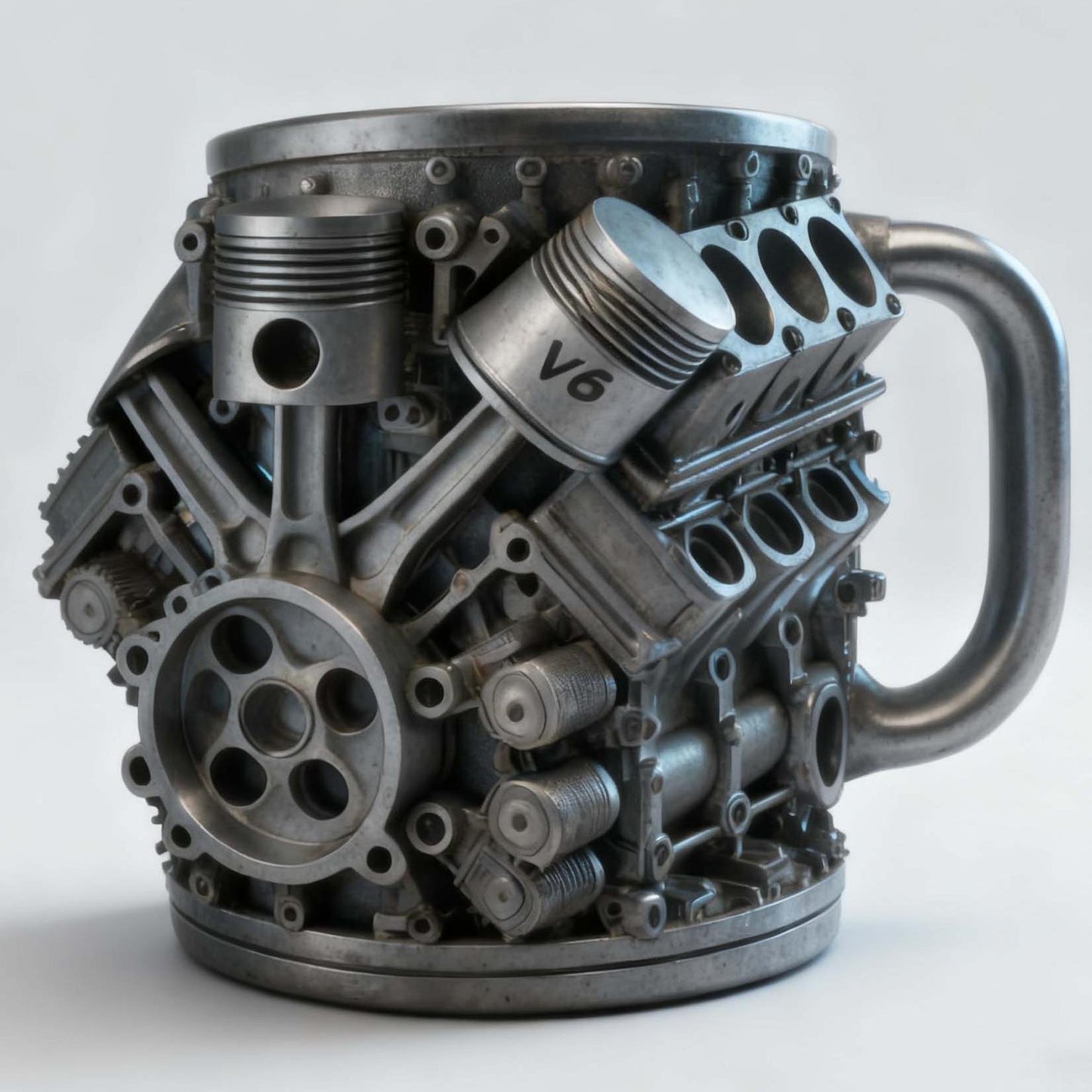 🎁☕Creative Engine V6V8 Kubek do kawy ze stali nierdzewnej