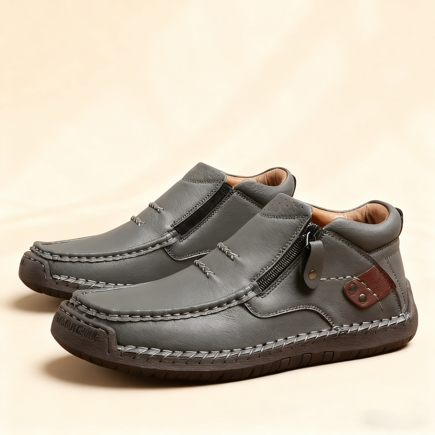 ✨🥾【38-48】 Męskie, ręcznie robione, skórzane, wsuwane buty do jazdy samochodem – szeroki nosek, wsparcie łuku stopy👞🛒