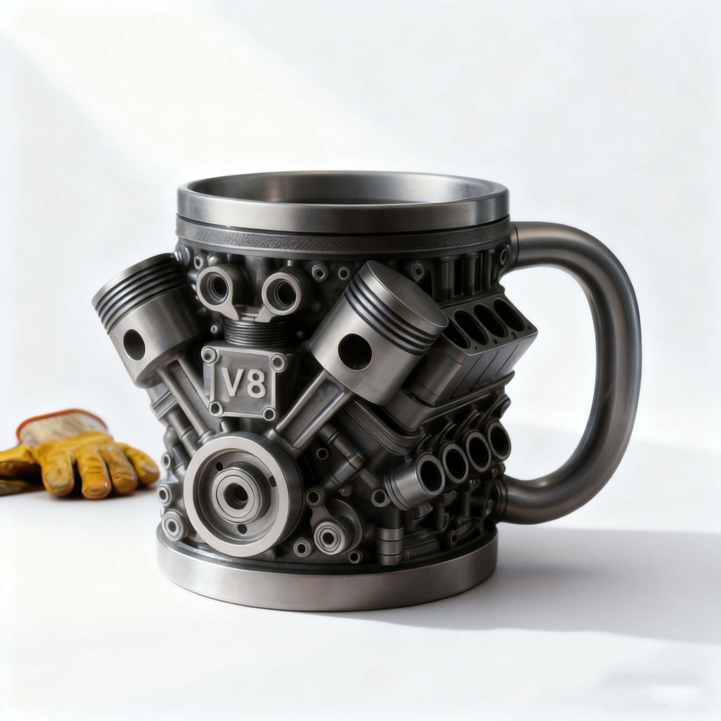 🎁☕Creative Engine V6V8 Kubek do kawy ze stali nierdzewnej