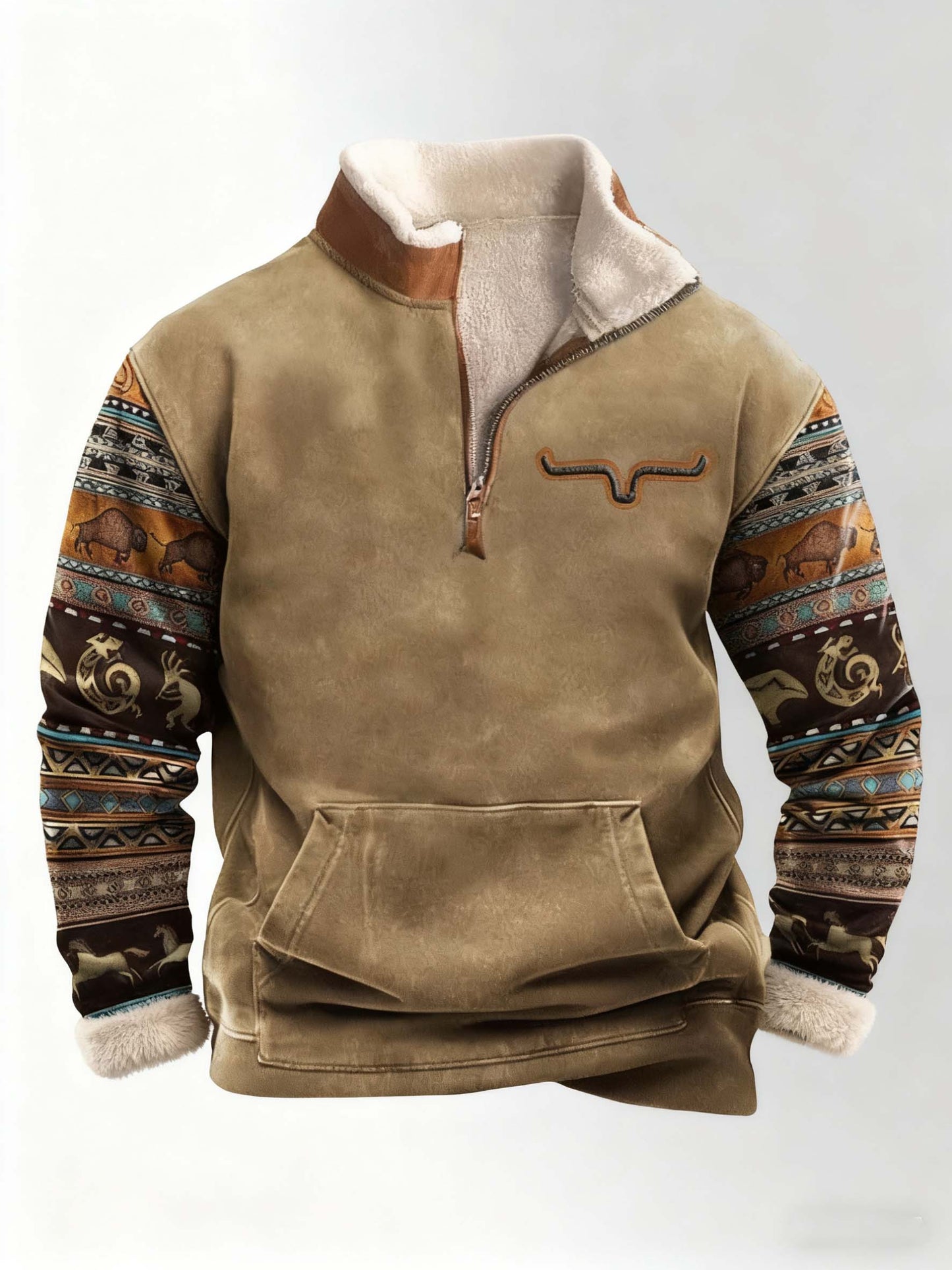 👕【Sezonowa promocja 50%】Nowy, modny męski sweter z długim rękawem 3D na jesień i zimę 2025