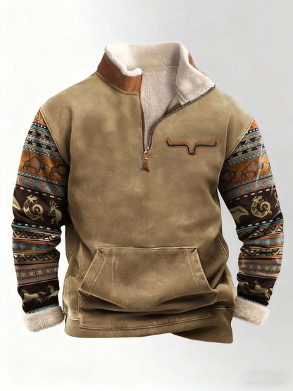 👕【Sezonowa promocja 50%】Nowy, modny męski sweter z długim rękawem 3D na jesień i zimę 2025