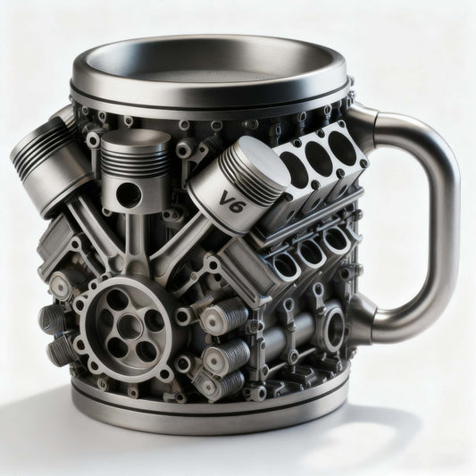 🎁☕Creative Engine V6V8 Kubek do kawy ze stali nierdzewnej