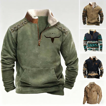👕【Sezonowa promocja 50%】Nowy, modny męski sweter z długim rękawem 3D na jesień i zimę 2025