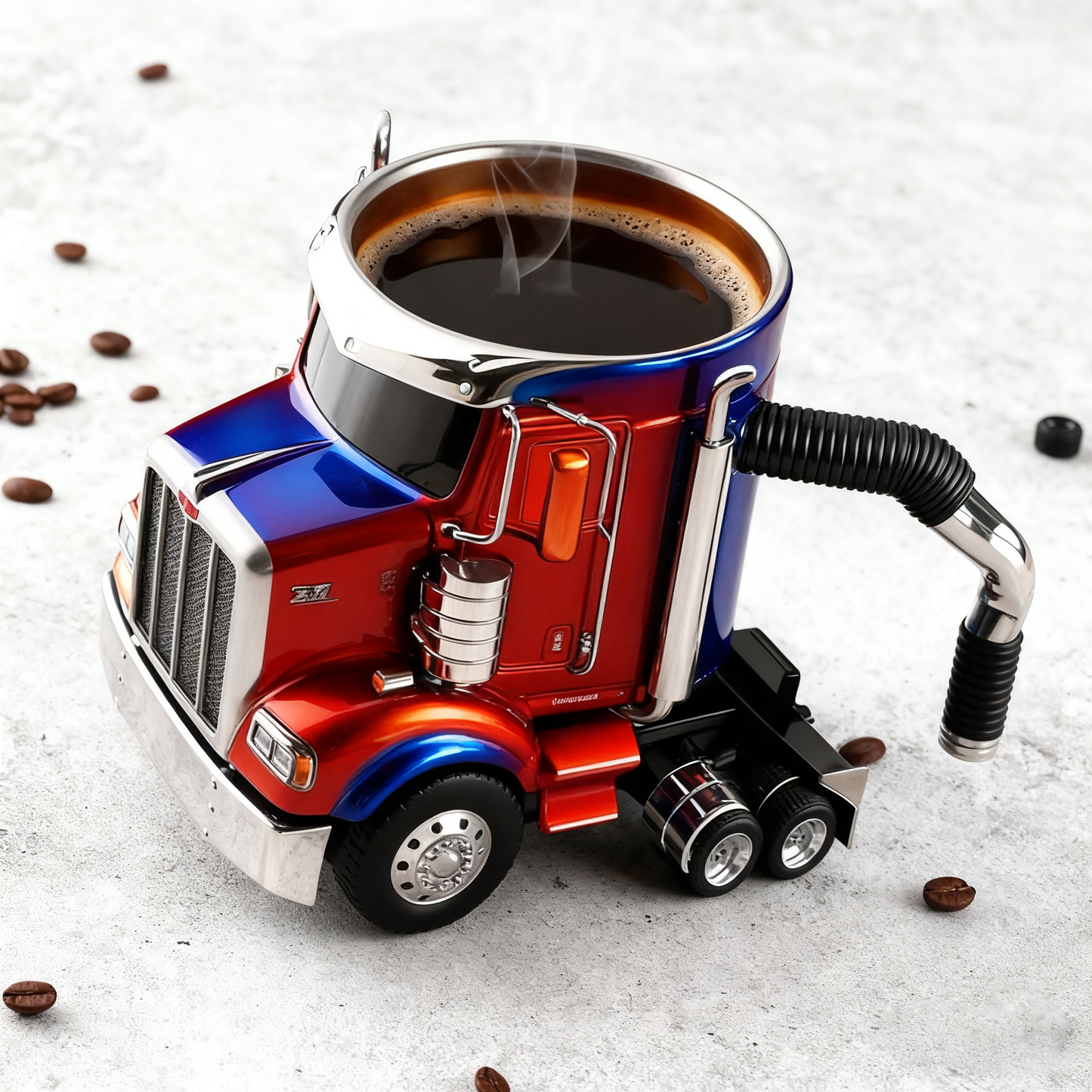 🚛Ręcznie robiony kubek do kawy w kształcie ciężarówki