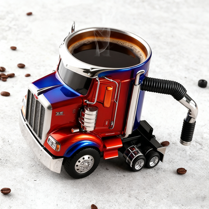 🚛Ręcznie robiony kubek do kawy w kształcie ciężarówki