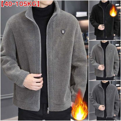 🔥【Kupi enega, prejmi enega brezplačno】🔥【M-4XL】🐏Nova moška zimska jakna iz jagnječje kože – debela, topla in udobna jakna za moške