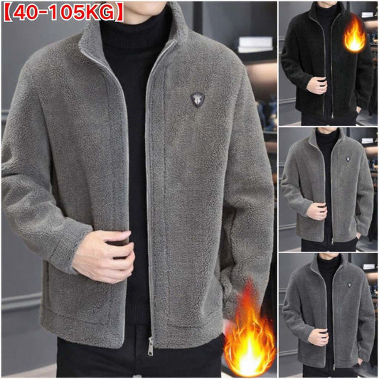 🔥【Kupi enega, prejmi enega brezplačno】🔥【M-4XL】🐏Nova moška zimska jakna iz jagnječje kože – debela, topla in udobna jakna za moške