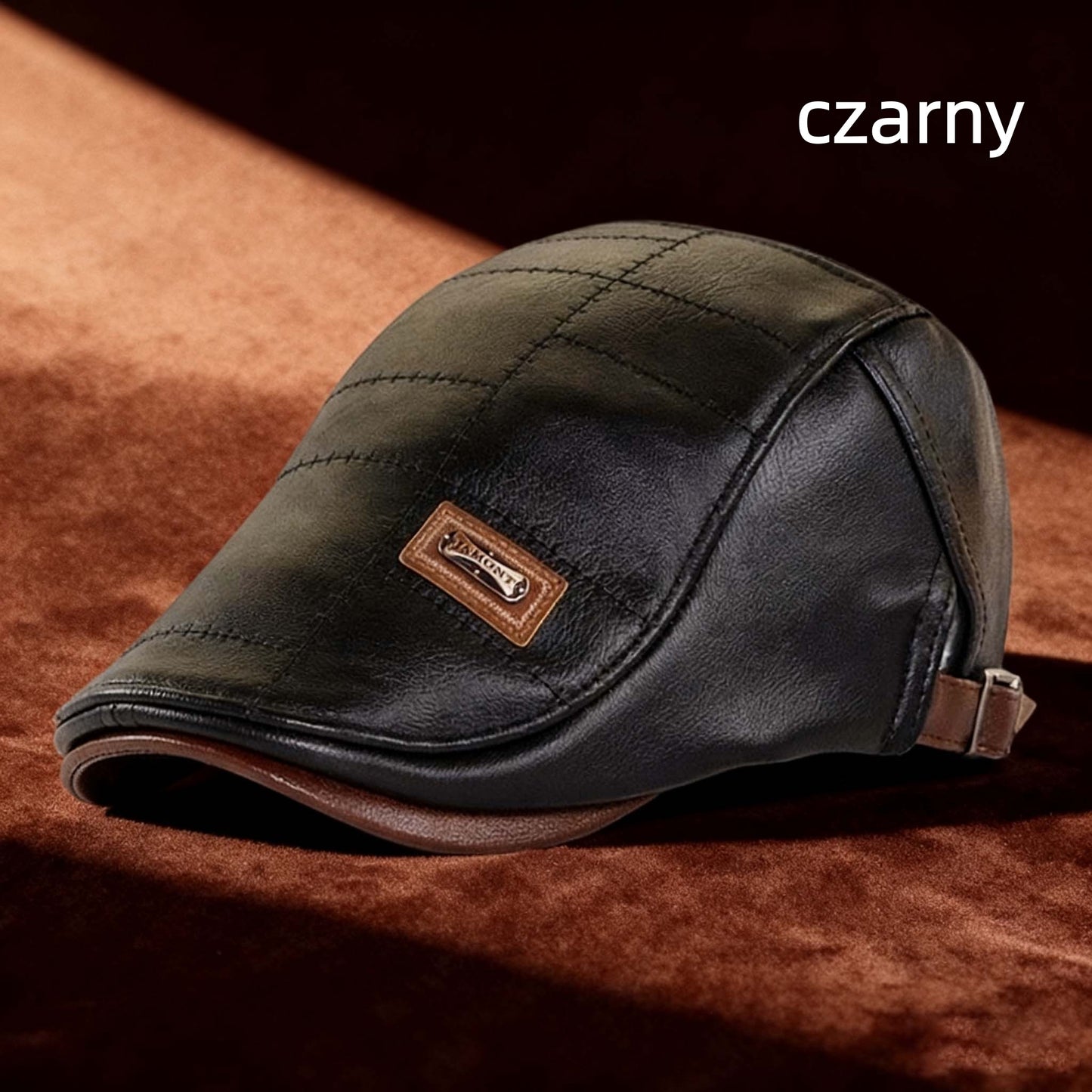 🧢🔥 Męska wysokiej jakości retro skórzana beretka 3 w 1 – modna, wodoodporna i wiatroszczelna, z ciepłą podszewką, bardzo praktyczna